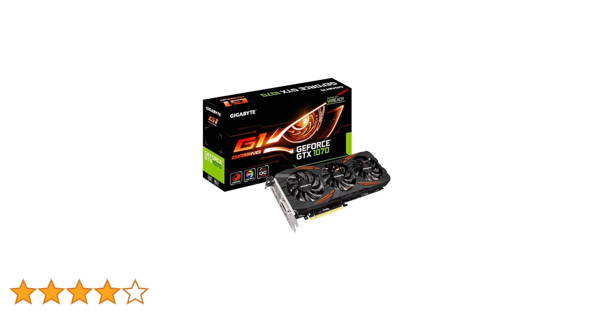 ネ*オ様 （美品・中古）GIGABYTE GTX 1070 8GB グラフィック GIGABYTE Releases GeForce® GTX 1070 G1 GAMING Graphics Card